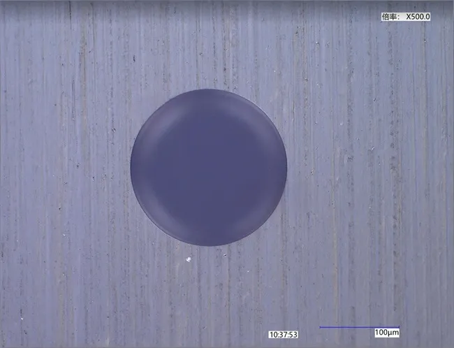 100m Micro-holes Fabricated by Femtosecond Laser 100m Micro-holes Fabricated by Femtosecond Laser